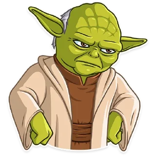 😠 emoji Master Yoda Telegram sticker 7 of 25