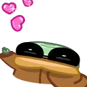 😍 emoji Distorted Baby Yoda Telegram sticker 10 of 20