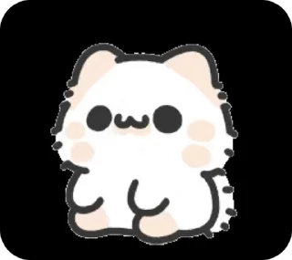 ❤ emoji Котики! ♡´･ᴗ･`♡ Telegram sticker 6 of 15