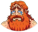 😢 emoji Viking Telegram sticker 22 of 35