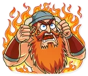 😡 emoji Viking Telegram sticker 20 of 35