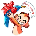 🎁 emoji Go Ape Telegram sticker 24 of 35