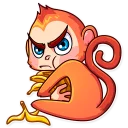 😠 emoji Go Ape Telegram sticker 10 of 35