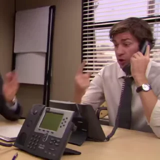 ☝ emoji Jim Halpert @createvety Telegram sticker 21 of 30