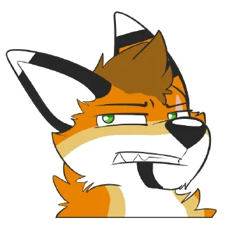 😑 emoji Kiba Pulex Telegram sticker 24 of 41