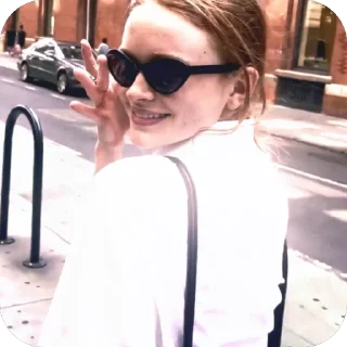 🫥 emoji sadie sink by @strangedits Telegram sticker 5 of 12