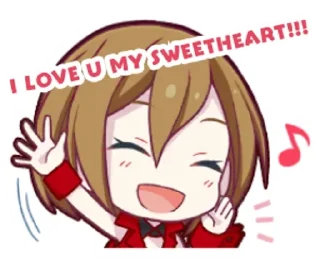 ❤️ emoji i love u Telegram sticker 5 of 17