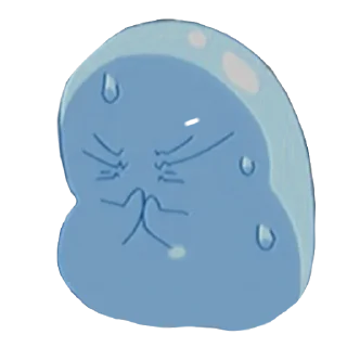 😥 emoji Римуру слизь ~ @stikers_animeLove Telegram sticker 10 of 50