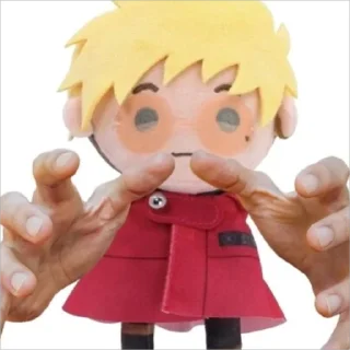 🙏 emoji vash plush Telegram sticker 11 of 46