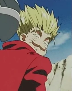 😋 emoji Vash Telegram sticker 5 of 19