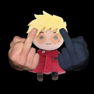 🌟 emoji Plushie Vash Telegram sticker 19 of 120