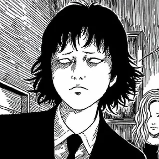 🌟 emoji ༉‧₊˚.Junji Ito Telegram sticker 5 of 15