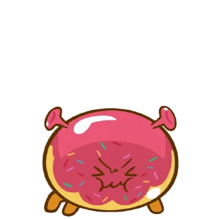 Sticker from Space Doughnut