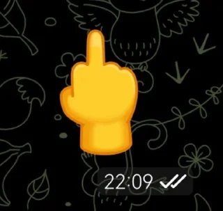 🌟 emoji осторожно 18+ Telegram sticker 5 of 7