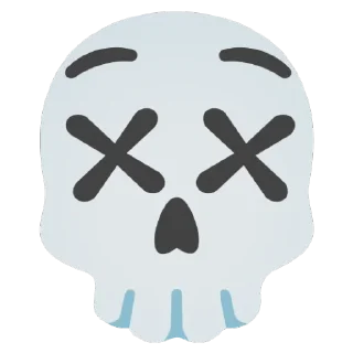 💀 emoji skull Telegram sticker 21 of 60