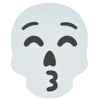 💀 emoji skull Telegram sticker 12 of 60