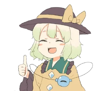 Sticker from Koishi super love🍀