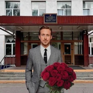 💐 emoji РАЙАН ГОСЛИНГ🤩 Telegram sticker 19 of 44