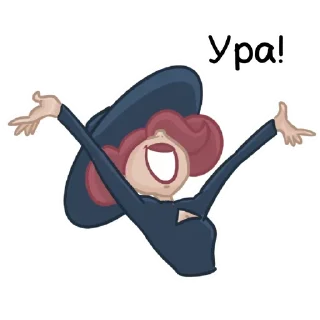 🤗 emoji Rebecca by @art_eva_noir Telegram sticker 12 of 30