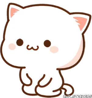 😃 emoji Peach Cats Pt.3 @jp_stickers Telegram sticker 9 of 25