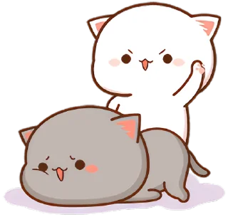 😤 emoji Peach Cats Pt.1 @jp_stickers Telegram sticker 14 of 24