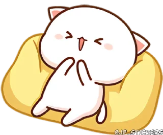 😂 emoji Peach Cats Pt.3 @jp_stickers Telegram sticker 5 of 25