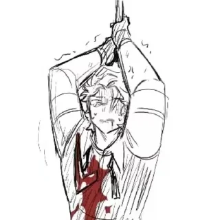 😭 emoji 🩸Dead plate comfortike🔪 Telegram sticker 24 of 120