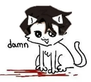 😺 emoji Cursed Plate: @ketsurou Telegram sticker 7 of 120