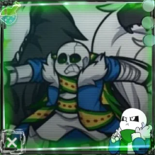 🤩 emoji Die!Sans @Failure_Demon @TgEmodziBot Telegram sticker 12 of 102