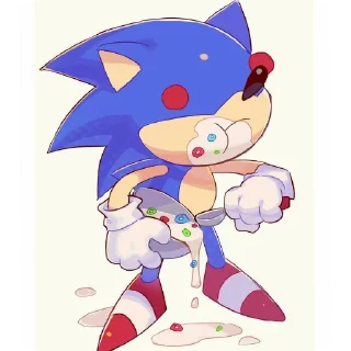 🍶 emoji Соник ёжик Telegram sticker 15 of 120