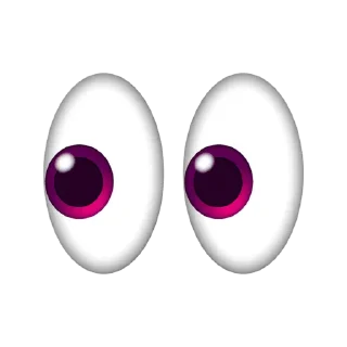 👀 emoji Глазики от Рин Telegram sticker 16 of 24
