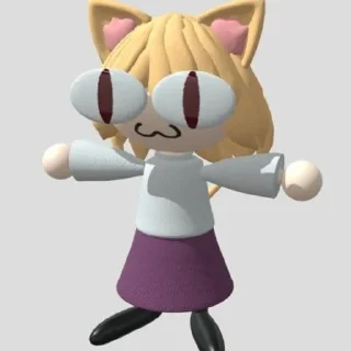 😱 emoji Neko arc Telegram sticker 11 of 53