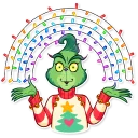 🌈 emoji Grinch Telegram sticker 20 of 40