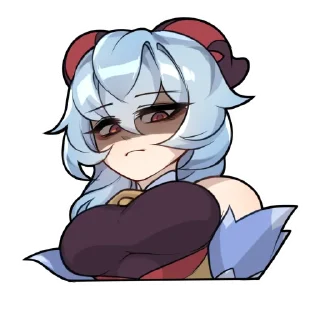 😒 emoji GanYu Supremacy Telegram sticker 10 of 15
