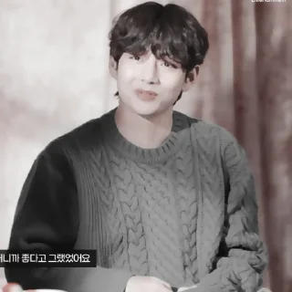 🎠 emoji #𝐈𝐧𝐓𝐡𝐞𝐒𝐡𝐨𝐰𝐓𝐨𝐝𝐚𝐲: taehyung ;: by @paradismaudit Telegram sticker 10 of 40