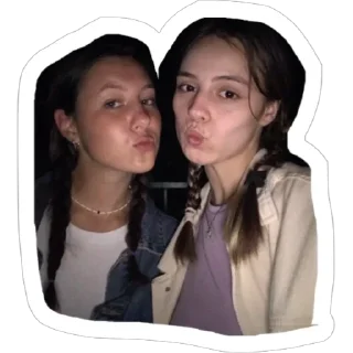 👩‍❤️‍💋‍👩 emoji уроды Telegram sticker 13 of 14
