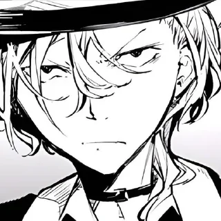 😕 emoji Chuuya Nakahara Telegram sticker 8 of 26