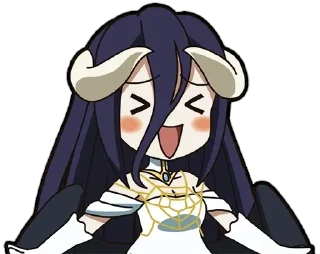 😆 emoji Overlord | @animelover9 | Telegram sticker 17 of 46