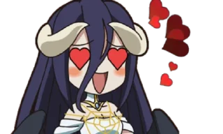 😍 emoji Overlord | @animelover9 | Telegram sticker 11 of 46