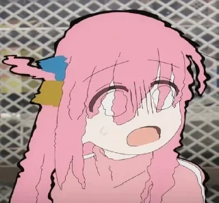 😵‍💫 emoji bocchi & ?¿ | ➩ tg: @wexsavi 👀 Telegram sticker 15 of 45