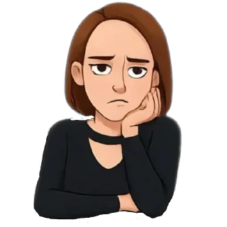 😒 emoji Tanya Vots Telegram sticker 6 of 14
