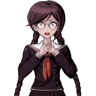 😨 emoji Toko Fukawa & Genocide Syo Telegram sticker 6 of 62