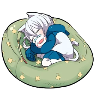 Sticker from Белый котёнок ч.2 @nyasticks