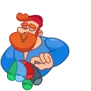 🧦 emoji Дровосек (@TgSticker) Telegram sticker 18 of 20