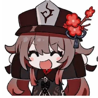 😝 emoji Hu tao Telegram sticker 22 of 46