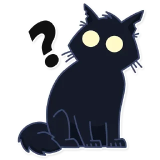 ❓ emoji Кошмарик - @stickers_vk Telegram sticker 1 of 48
