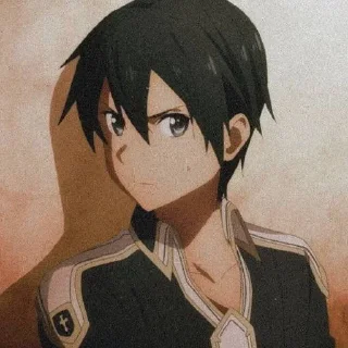 😒 emoji Kirito Telegram sticker 8 of 37