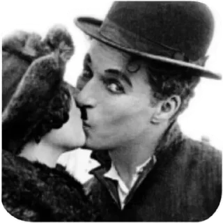 📽 emoji Charlie Chaplin Telegram sticker 11 of 101
