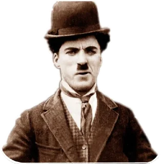 🎬 emoji Charlie Chaplin Telegram sticker 14 of 101