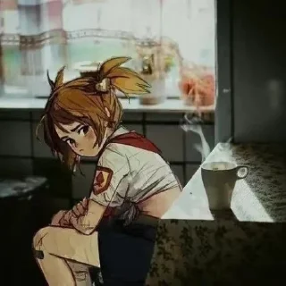 ☕ emoji Бесконечное Лето Telegram sticker 20 of 31